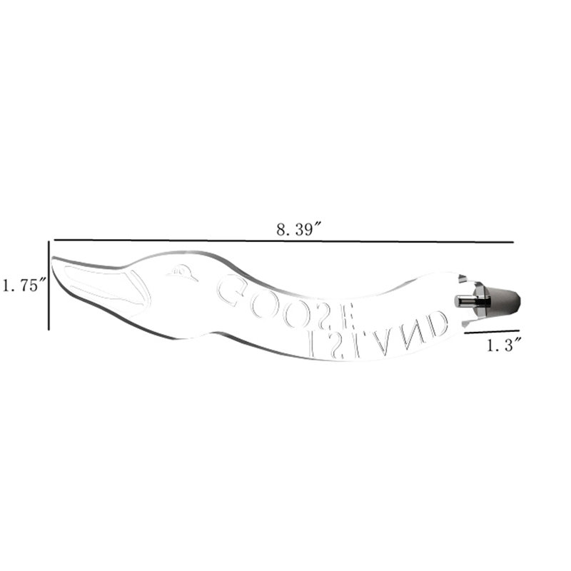 Goose Island Clear Acrylic Plexiglass Beer Tap Handle 6BAC64E84D774A27A95B0CA5680B02BD