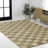 Nigel Modern Farmhouse Woven Jute Checkerboard Natural/Bleach Rug-1472131155