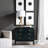 30.75" Metal Table Lamp With White Shade