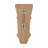 10-1/2 in x 4-7/8 in x 5-1/4 in Unfinished Solid Classic Traditional Plain Wood Corbel-51890554