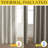 100% Blackout Faux Linen Curtains for Living Room Grommet Privacy Insulated Drapes, Set of 2-1487976459-1487976498