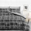 Microfiber Chequered Duvet Cover Set-126672105