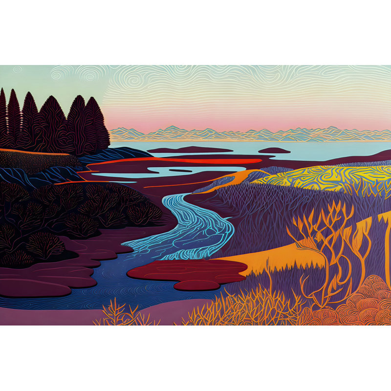 Modern Earth 211, 20" H x 30" W