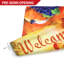 Drapeau de jardin citrouille en polyester 2 x 18 po