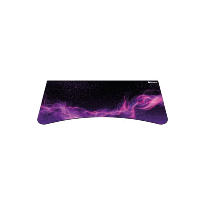 Tapis de souris à surface pleine, interchangeable, résistant à l'eau et lavable avec bords cousus Arena - galaxie mauve