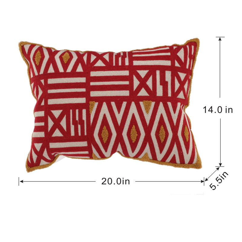 Coussin décoratif géométrique
