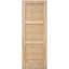 EVELIN 3-Panel Knotty White Cedar Prehung Interior Door with Handleset & Installation Kit-71626362-71626364-71626368