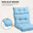 Outdoor Replacement Cushion Set Deep Seating High Back Seat / Back Cushions with Ties (Set of 2)-942211118