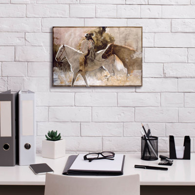«In The plomb» par J.E. Knauf, art mural sur toile