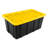 Sterilite 38 Gallon Industrial Stackable Storage Tote Lidded Containers, 12 Pack