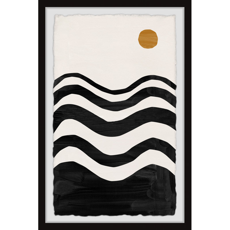 Conflicted Landscape - Single Picture Frame Painting, 61cm H x 41cm W x 3.81cm D