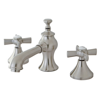Millennium Double Handle Widespread Bathroom Faucet with Pop-Up Drain