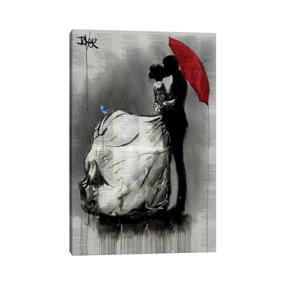 «Big Dress» par Loui Jover, reproduction sur toile tendue