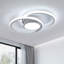 Plafonnier encastré double à DEL 2 lumières-181331008-181331010