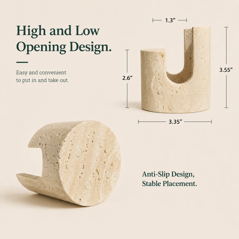 Porte-éponge Apasqro Travertine