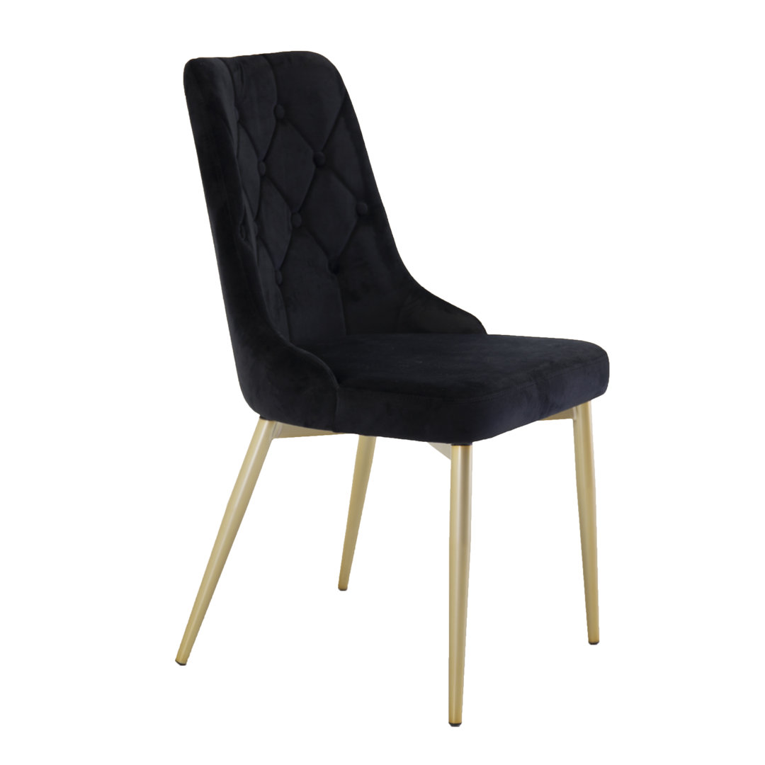 Brayden 47cm H Velvet Upholstered Side Chair