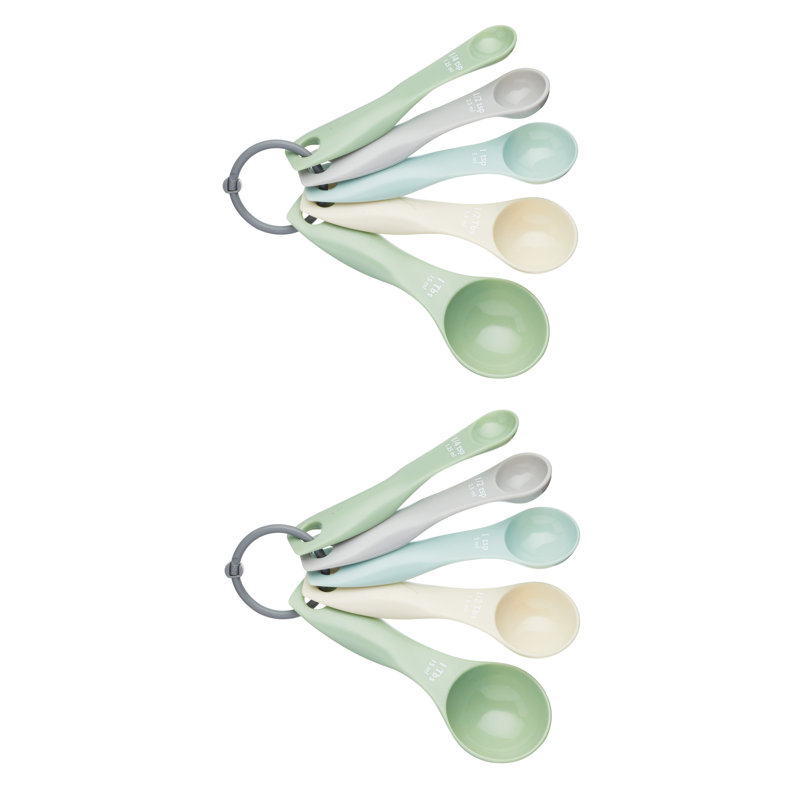 Colourworks 5-Piece Plastic Measuring Spoon Set
