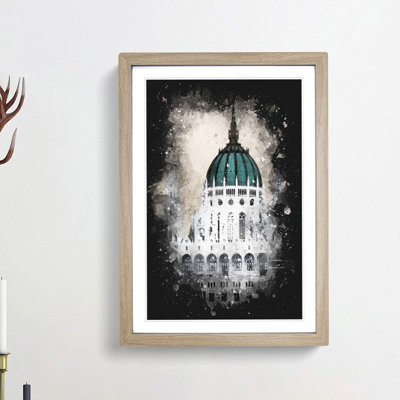 Parliament Building in Budapest - Picture Frame Graphic Art Print