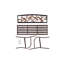Banc de jardin en fer Arka Dragonfly-566482097