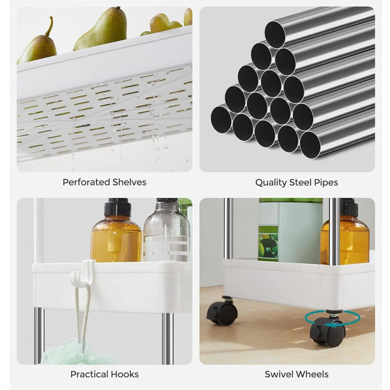 13cm W Laptop/Tablet Storage Cart