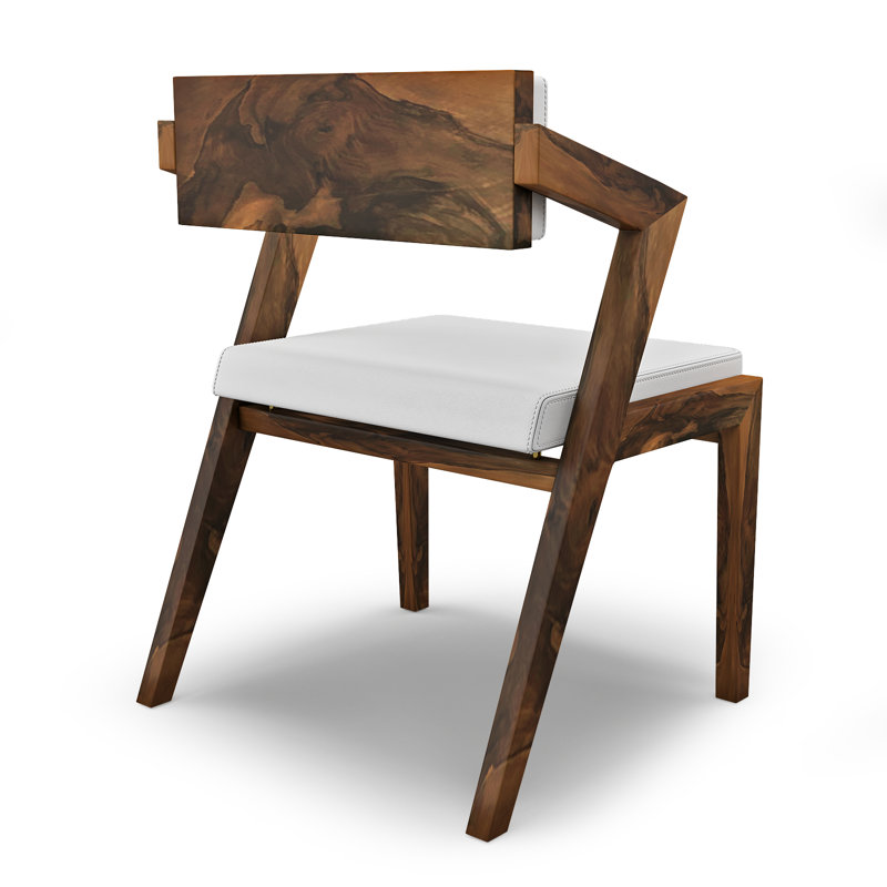 Fauteuil en cuir, 8 Pieces, Blanc