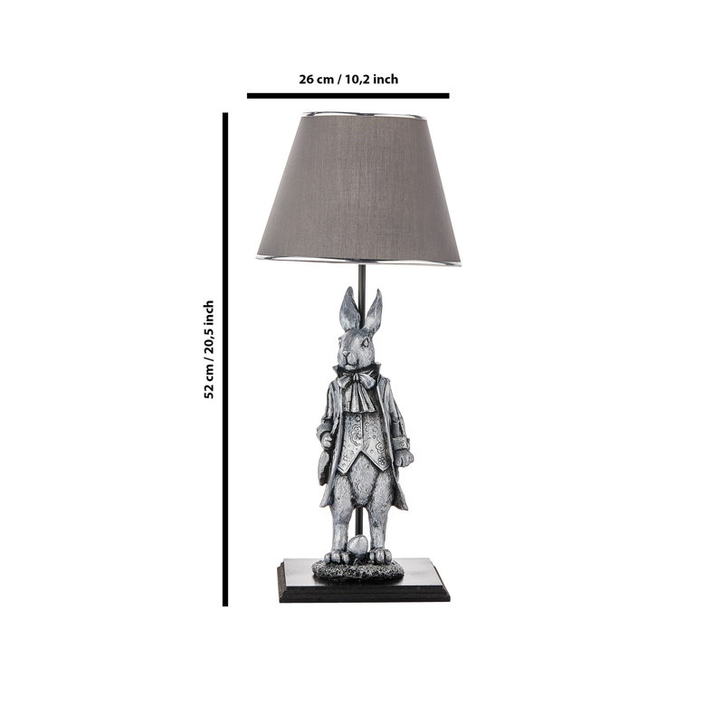 Lampe de table, gris, gris