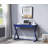 Twilight Blue Rectangular Writing Desk With Storage Drawer | Gift Idea