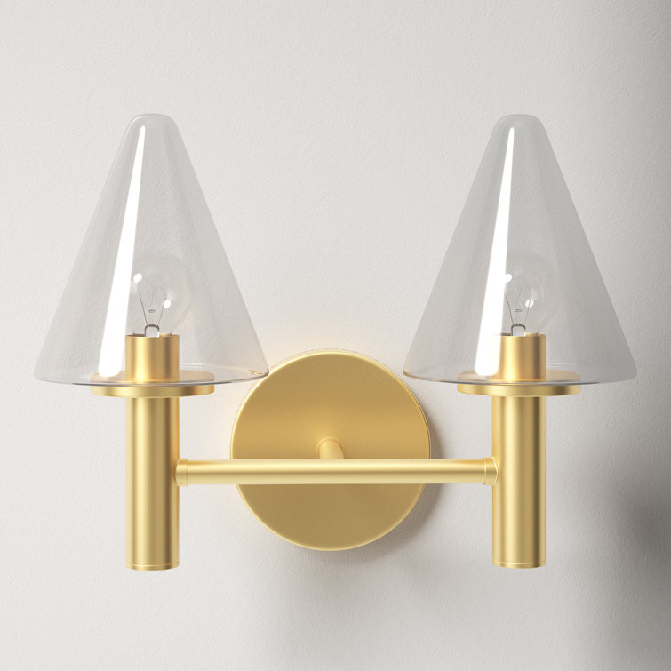 2 Light Transparent Vanity Light