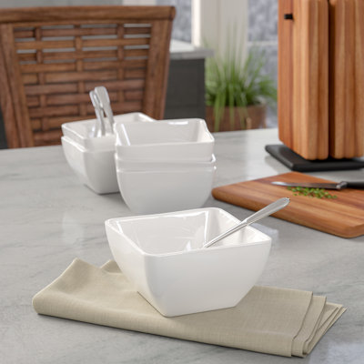 Ten Strawberry Street Whittier 12 Oz. Soup Bowl In White