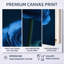 Décoration murale indigo Ranunculus Petal Moonlight II - bleu-1282464120-1282464122