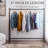 Maeanna 57.4'' Metal Industrial Pipe Clothing Rack