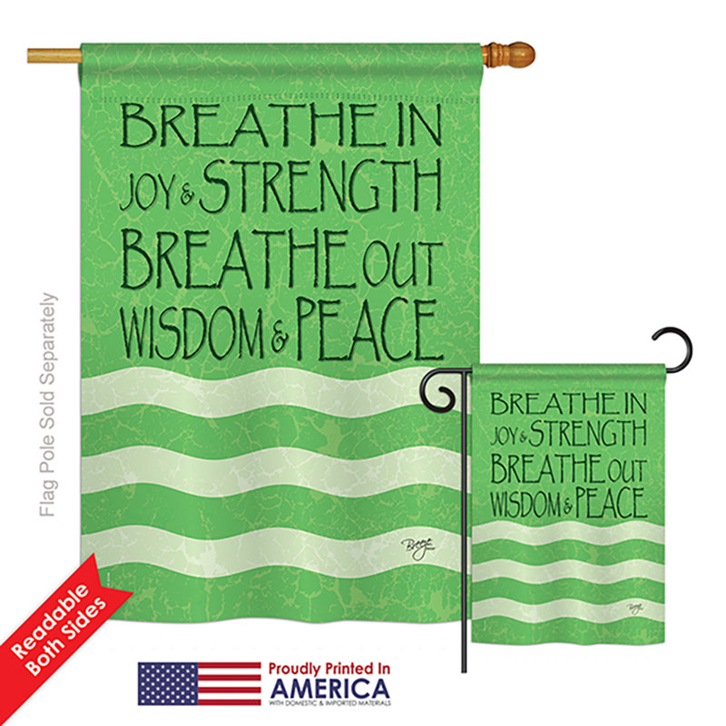 Double Sided 40'' H x 28'' W Polyester Garden Flag