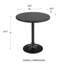 Abode 29.34'' Glass Outdoor Dining Table