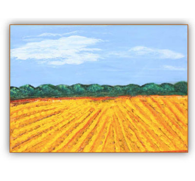 Yellow Fields 1 Painting