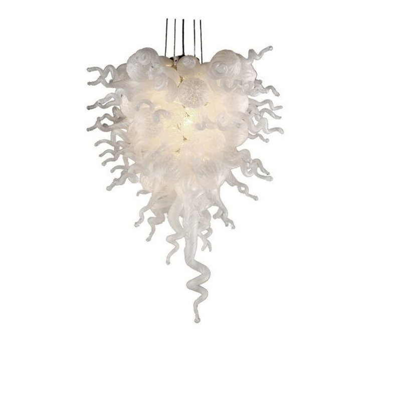Lustre ange en verre de Murano, Cuivre, H 32 po x l 24 po x P 24 po, Transparent