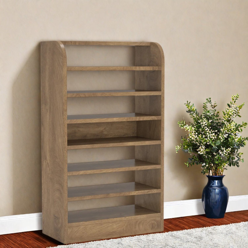 Porte-chaussures moderne, panneau de particules en bois, entrée compacte