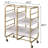 Washed Serving Cart with 4 Adjustable Trays-1649974220-1649496945