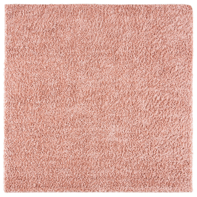 August Shag Performance Solid Color Rug, Square 6'7"