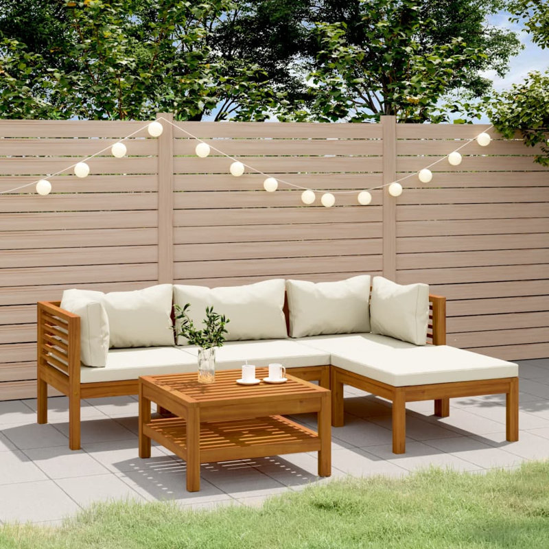 Suntke 5 Piece Lounge Sectional Seating Group