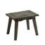Table d'appoint d'extérieur en bois massif l 19,6 po Polett -1698035755