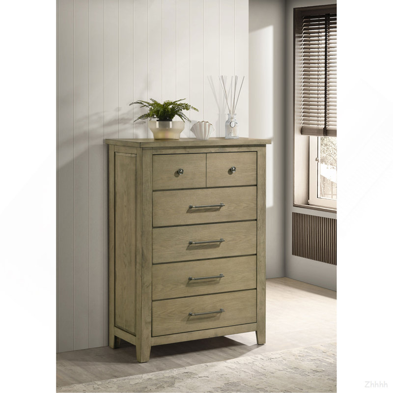 Commode 5 tiroirs Pelton Vineyard Oak