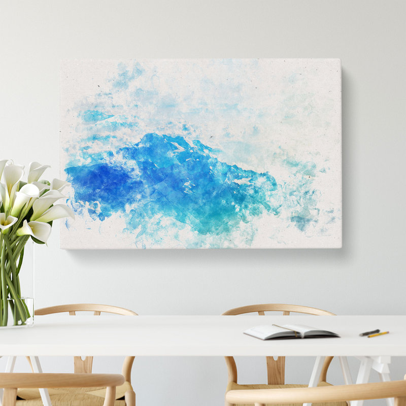 Clouds Above the Mountains - Wrapped Canvas, 35cm H x 50cm W x 3cm D