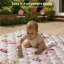 Tapis de jeu pour bébé pour bébé, tapis de parc 50 x 50, tapis de rampe une pièce en mousse plus épaisse pour bébés, tout-petits et bébés, tapis de jeu antidérapant