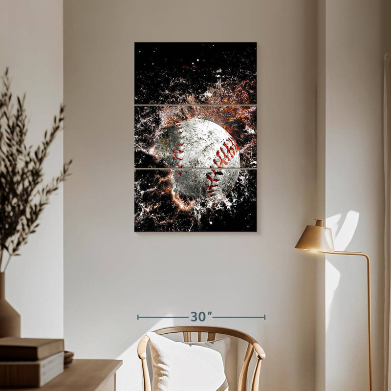 Sireci Baseball Triumph, 57" H x 36" W