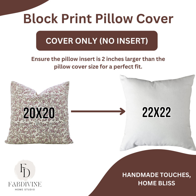Housse de coussin Fabigur, Carré 14 po