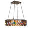 42 po de largeur: 30 lumières suspendues