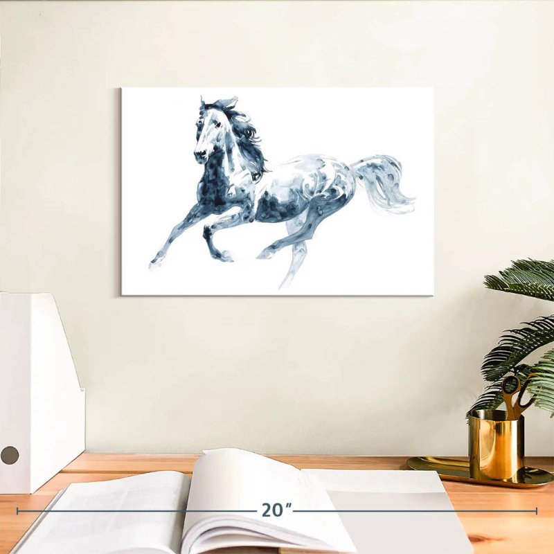 Brampt Sapphire Gallop II, 8" H x 12" W