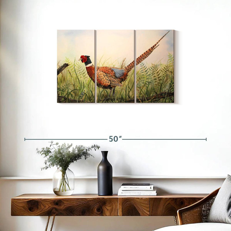 Brampt Glorious Pheasant, 20" H x 33" W