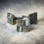 Antique Bronze Iron Square Knob