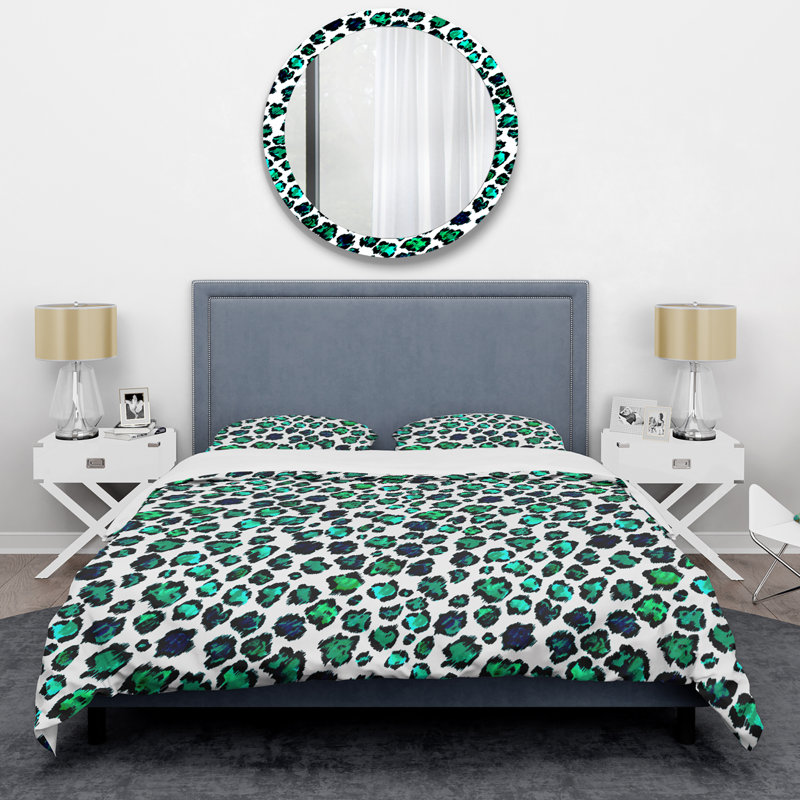 Graphical Leopard - Ensemble de housse de couette Cabin & Lodge